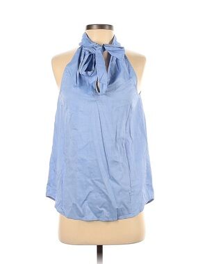 J. Crew Powder Blue Halter Tie-Neck Camisole